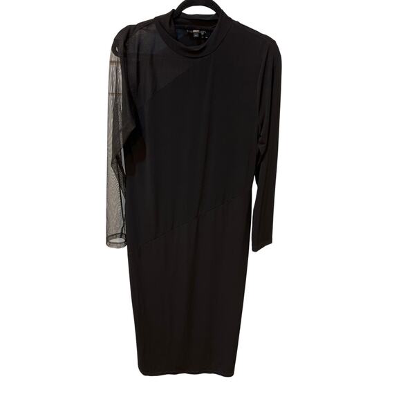 DKNY Black Evening Goth Dress Women’s Large L Gothic Elegant Party Formal - Picture 2 of 9